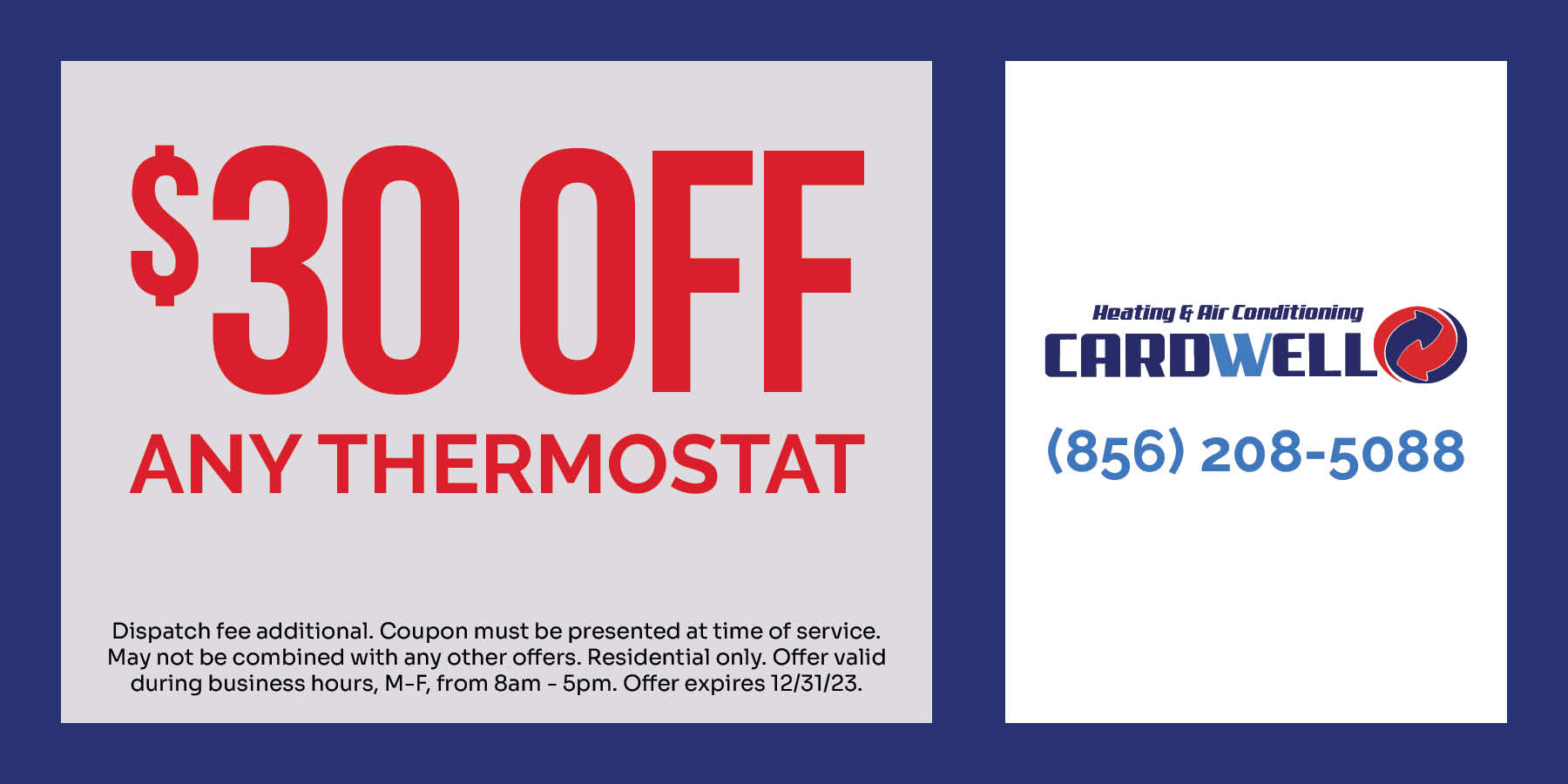 $30 off any thermostat.